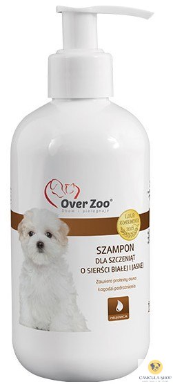 Over Zoo Szampon dla szczeniąt o jasnej/białej sierści 250ml