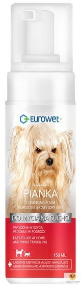 Eurowet Szampon do mycia na sucho - pianka 150ml