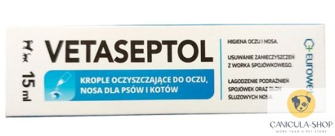 Vetaseptol krople do oczu i nosa 15ml Vetaseptol krople do oczu i nosa 15ml