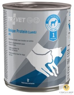 Trovet Unique Protein UPL Jagnięcina dla psa i kota puszka 800g