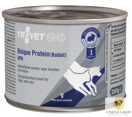 Trovet Unique Protein UPR Królik dla psa i kota puszka 200g