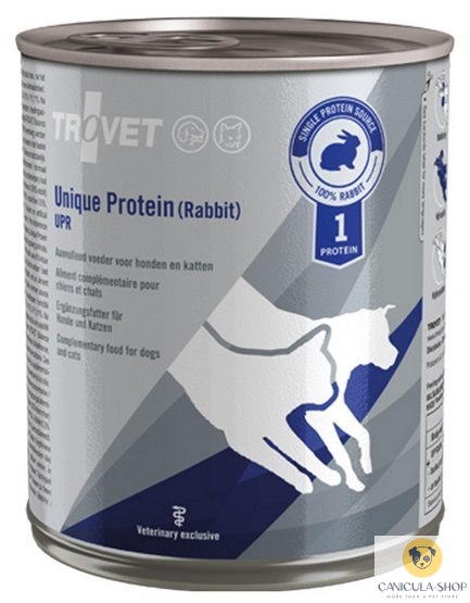 Trovet Unique Protein UPR Królik dla psa i kota puszka 800g