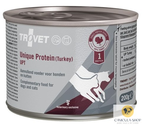 Trovet Unique Protein UPT Indyk dla psa i kota puszka 200g