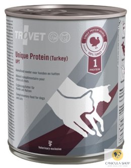 Trovet Unique Protein UPT Indyk dla psa i kota puszka 800g