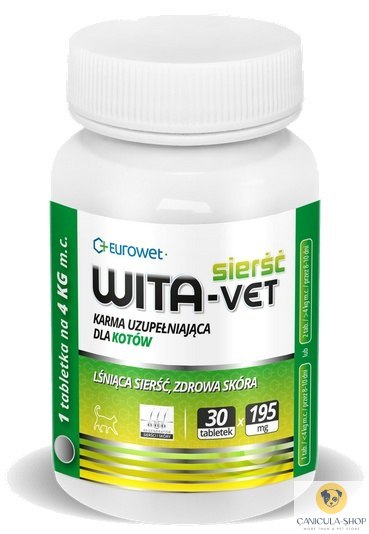 Wita-Vet Kot Sierść 30tabl. Wita-Vet Kot Sierść 30tabl.
