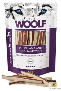 Woolf - Soft Lamb & COD Sandwich Long 100g