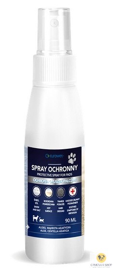 Eurowet Spray ochronny do opuszek psów i kotów 90ml