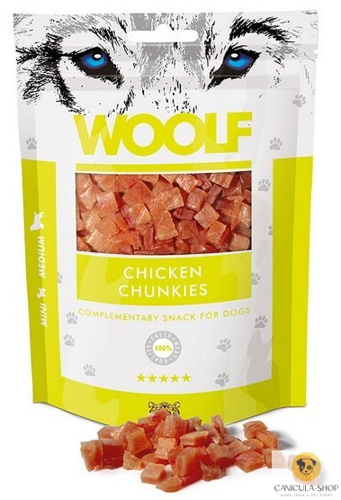 Woolf - Soft Chicken Chunkies 100g