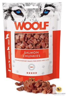 Woolf - Soft Salmon Chunkies 100g