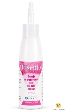 Otiseptol - płyn do przemywania uszu psa i kota 100ml Otiseptol - płyn do przemywania uszu psa i kota 100ml