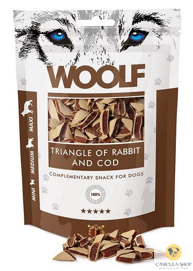 Woolf - Rabbit & COD Triangle 100g