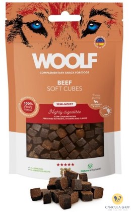 Woolf - Soft Cubes Monoprotein Beef 100g