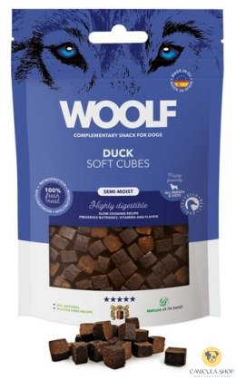 Woolf - Soft Cubes Monoprotein Duck 100g