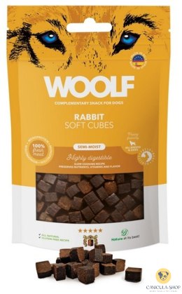 Woolf - Soft Cubes Monoprotein Rabbit 100g