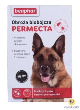 Beaphar - Permecta obroża duże rasy 70cm