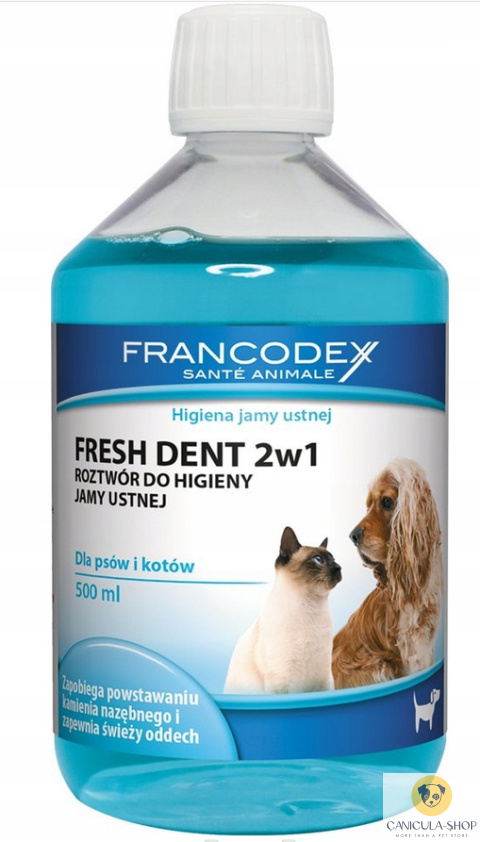 Francodex Sante Animale - Płyn do jamy ustnej dla psa i kota [500ml]