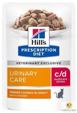 Hill's Prescription Diet - c/d Feline Urinary Stress z kurczakiem saszetka 85g