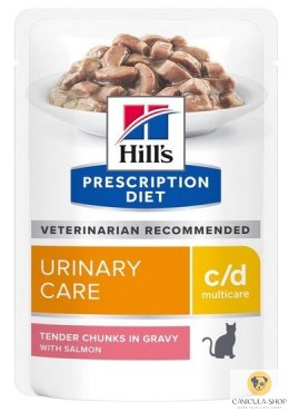 Hill's Prescription Diet - c/d Feline z Łososiem saszetka 85g - dodane z medivet