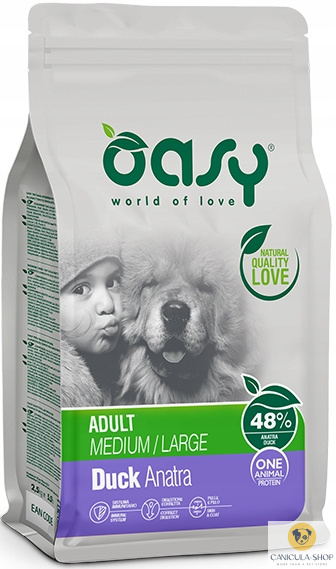 OASY OAP - ADULT - M/L - KACZKA 2,5KG