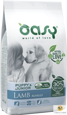 OASY OAP - Puppy & Junior - M/L JAGNIĘCINA 2,5 kg