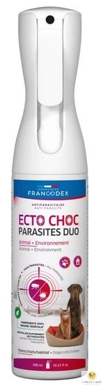 Francodex Ecto Choc Parasites Duo Mgiełka przeciwpasożytnicza dla psów i kotów 290ml