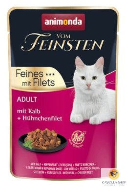 Animonda vom Feinsten - Cielęcina i Filet z Kurczaka - Koty dorosłe [85g]