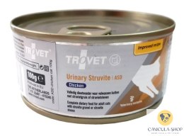 Trovet ASD Urinary Struvite dla kota kurczak puszka 100g