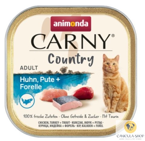 Animonda Carny Country - Kurczak, Indyk i Pstrąg - Koty dorosłe [100g]