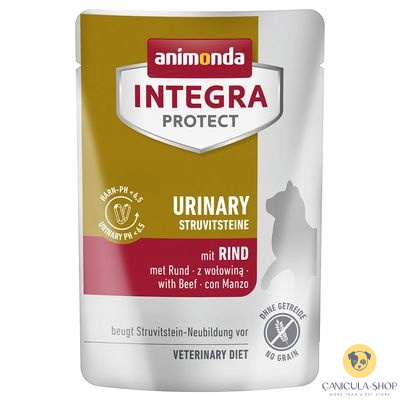 Animonda Integra Urinary Struvitsteine - Wołowina 85g