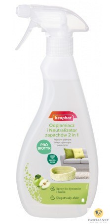 Beaphar Odour Remover - odplamiacz i neutralizator zapachów probiotyczny 500ml