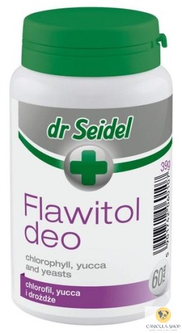 Dr Seidel - Flawitol Deo z chlorofilem i Yucca Schidigera 60 tabl.