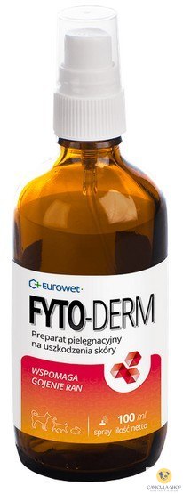 EUROWET Fyto-derm spray na rany 100ml EUROWET Fyto-derm spray na rany 100ml