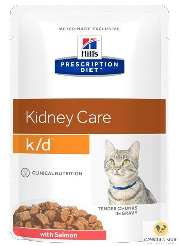 Hill's Prescription Diet - k/d Feline Łosoś saszetka 85g