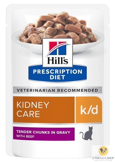 Hill's Prescription Diet - k/d Feline Wołowina saszetka 85g