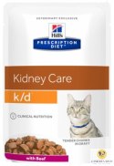 Hill's Prescription Diet - k/d Feline Wołowina saszetka 85g