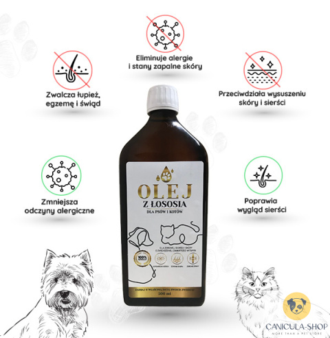 Lab-V Olej z Łososia 100% Dla Psa i Kota 100ml Lab-V Olej z Łososia 100% Dla Psa i Kota 100ml