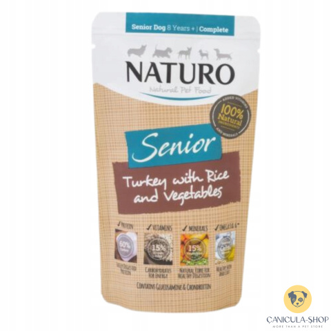 Naturo - Mini Senior Indyk 150g