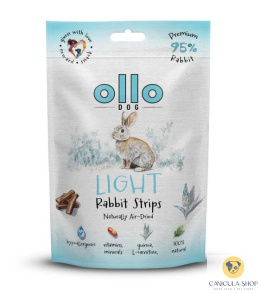 Ollo - Przysmak funkcjonalny dla psa Light Rabbit Strips 80g