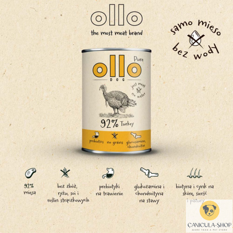 Ollo Pure - Indyk 400g Ollo Pure - Indyk 400g