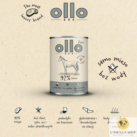 Ollo Pure - Koń 400g Ollo Pure - Koń 400g
