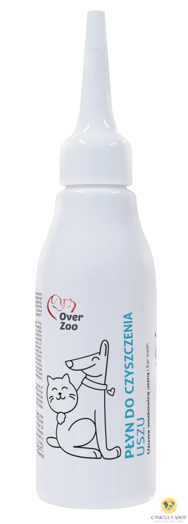 Over Zoo - Płyn do czyszczenia uszu dla psa i kota 75ml