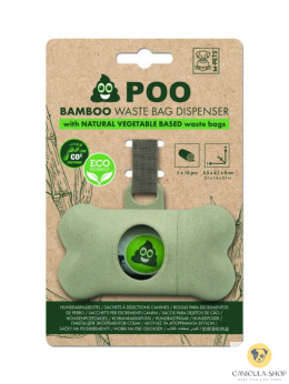 POO BAMBOO - Dozownik z woreczkami na psie odchody