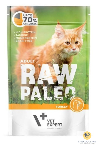 Raw Paleo - Adult Cat Turkey 100g saszetka