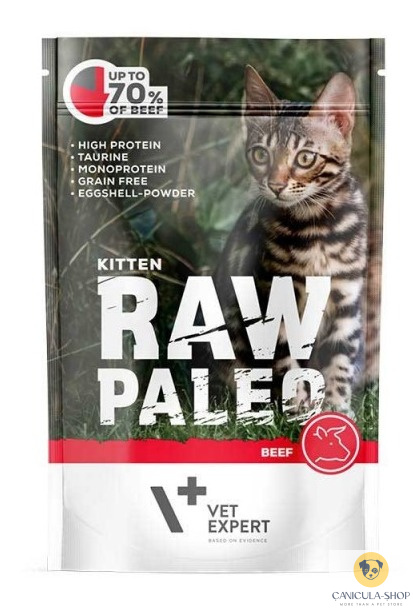 Raw Paleo - Kitten Beef 100g saszetka