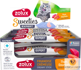 Zolux - SWEETIES z tuńczykiem i łososiem 14g