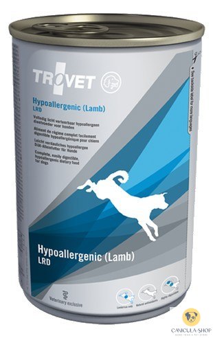 Trovet LRD Hypoallergenic Jagnięcina dla psa puszka 400g