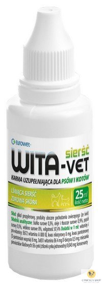 Wita-Vet Sierść krople 25ml