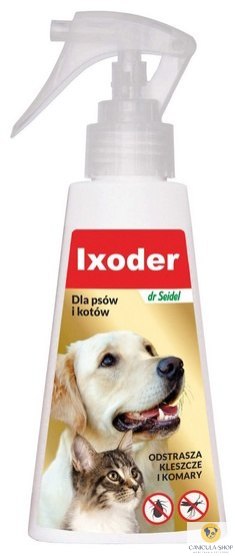 Ixoder - Spray odstraszający kleszcze i komary dla psa i kota 100ml