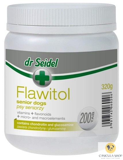 Dr Seidel - Flawitol dla psów seniorów 200 tabl.