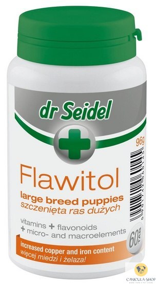 Dr Seidel - Flawitol dla szczeniąt ras dużych 60 tabl.